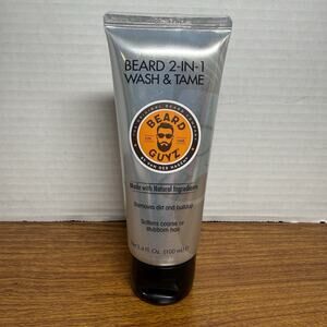 Beard Guyz 2-in-1 Wash & Tame for Beard By Van Der Hagen 3.4Fl Oz